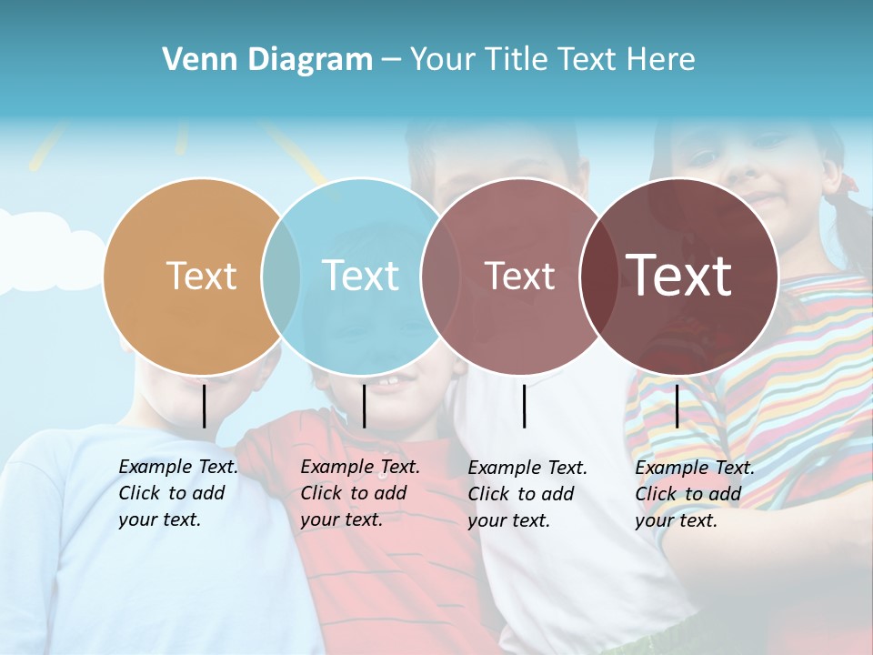 Pretty Sun Friendship PowerPoint Template