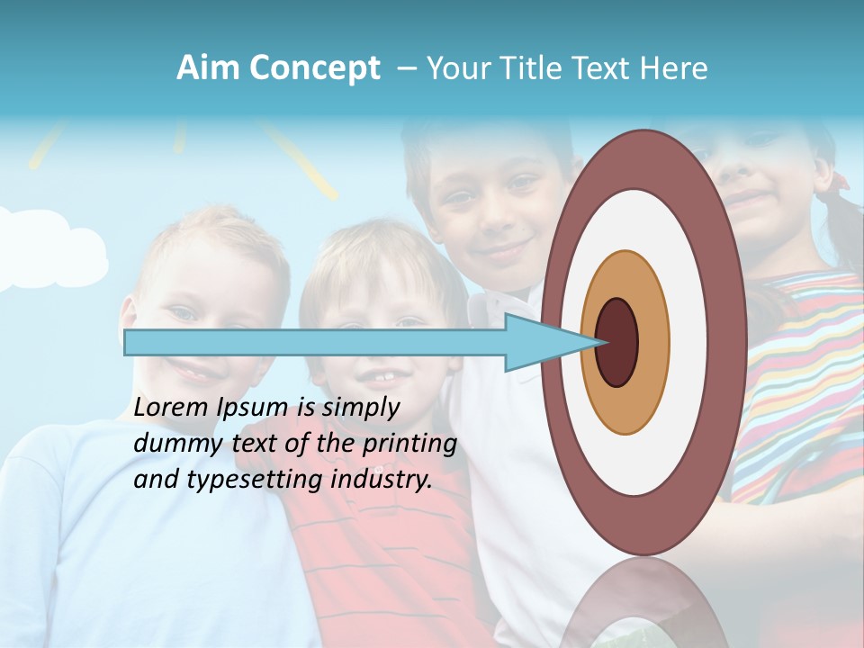 Pretty Sun Friendship PowerPoint Template