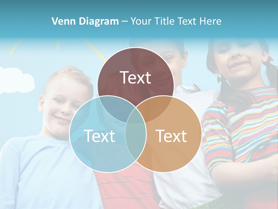 Pretty Sun Friendship PowerPoint Template