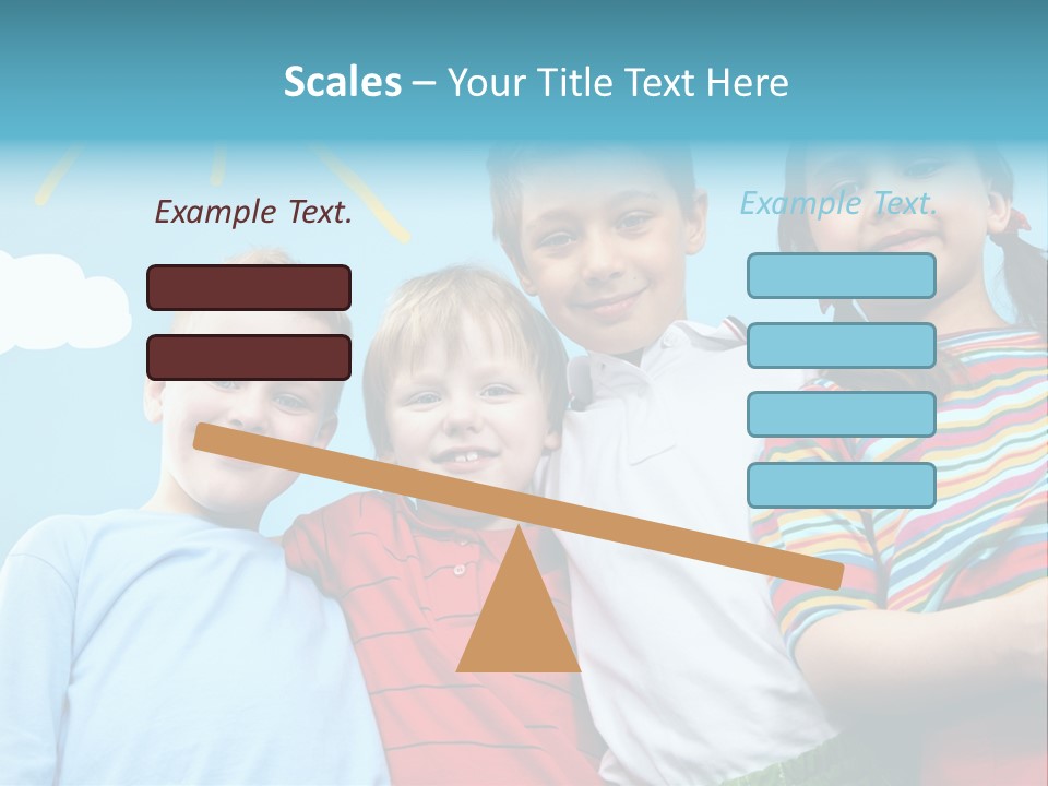 Pretty Sun Friendship PowerPoint Template