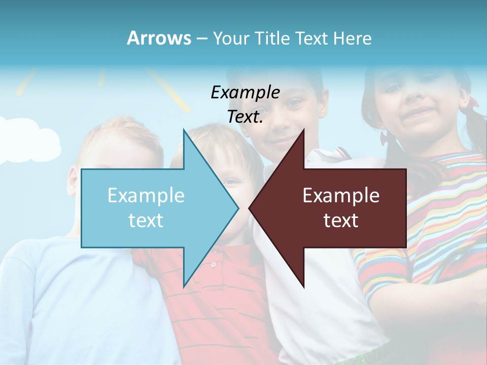 Pretty Sun Friendship PowerPoint Template