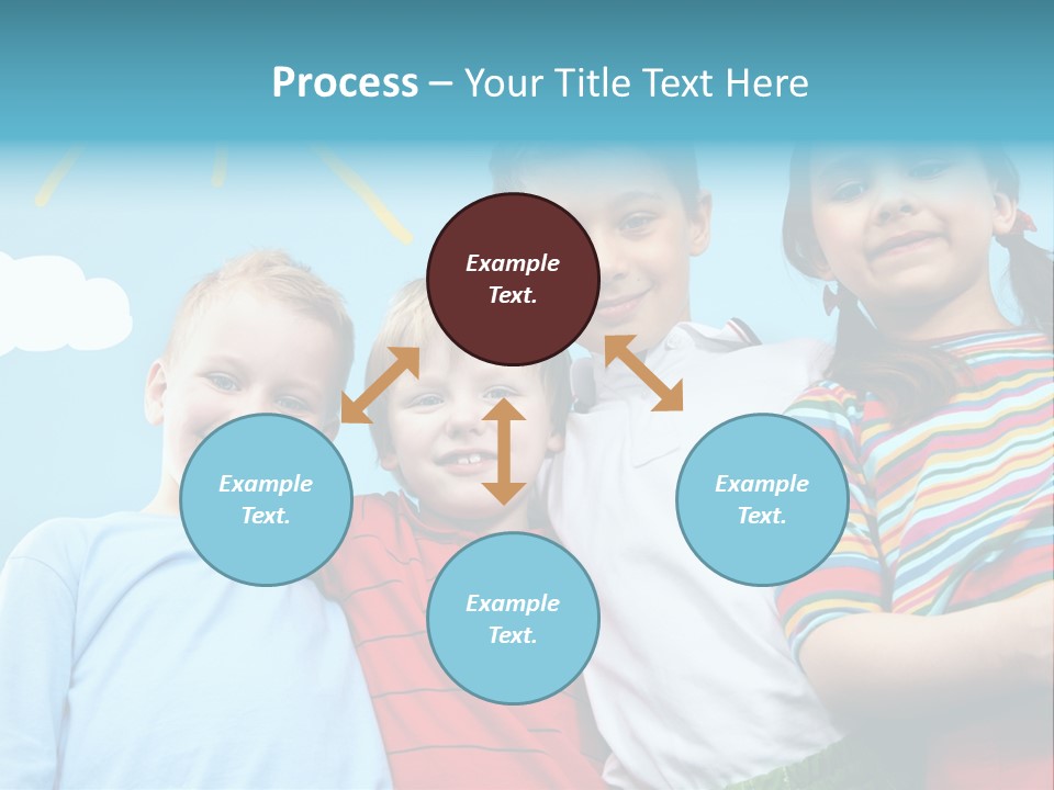 Pretty Sun Friendship PowerPoint Template