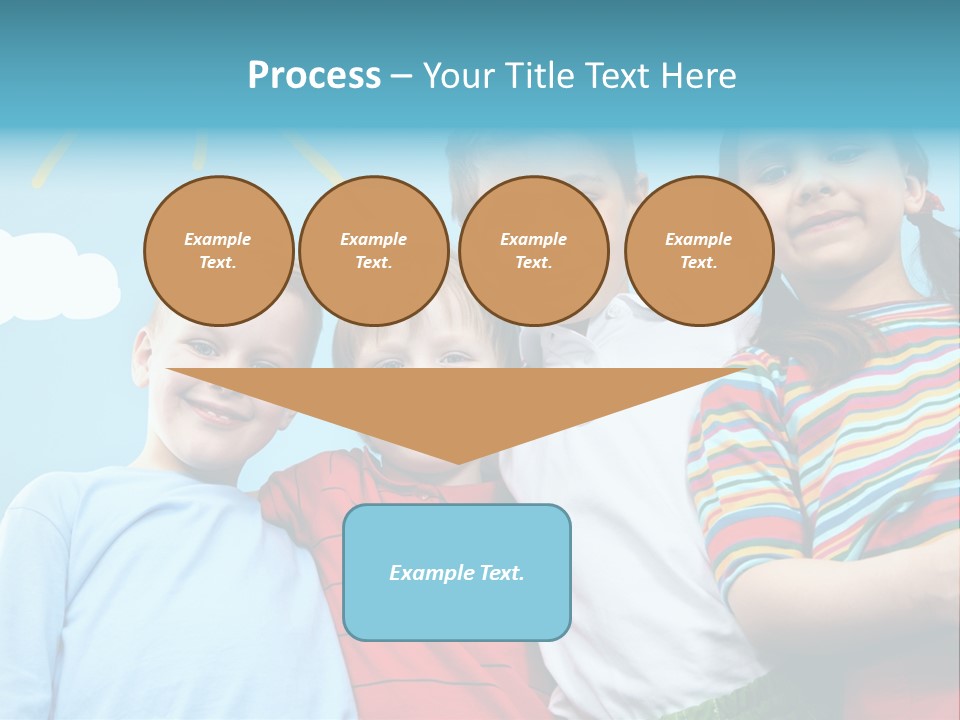 Pretty Sun Friendship PowerPoint Template