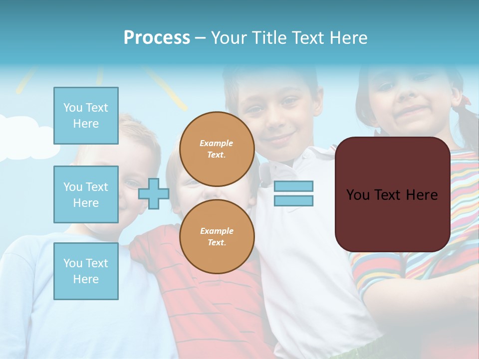 Pretty Sun Friendship PowerPoint Template