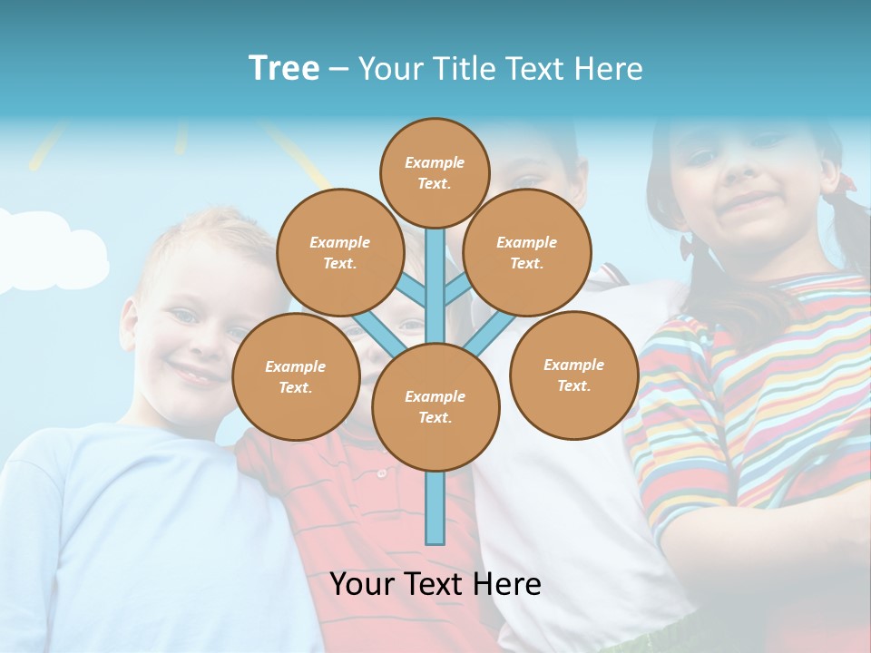 Pretty Sun Friendship PowerPoint Template