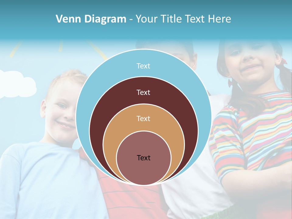 Pretty Sun Friendship PowerPoint Template