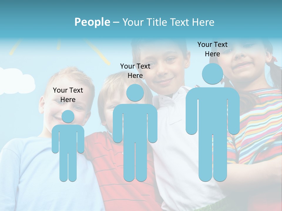 Pretty Sun Friendship PowerPoint Template