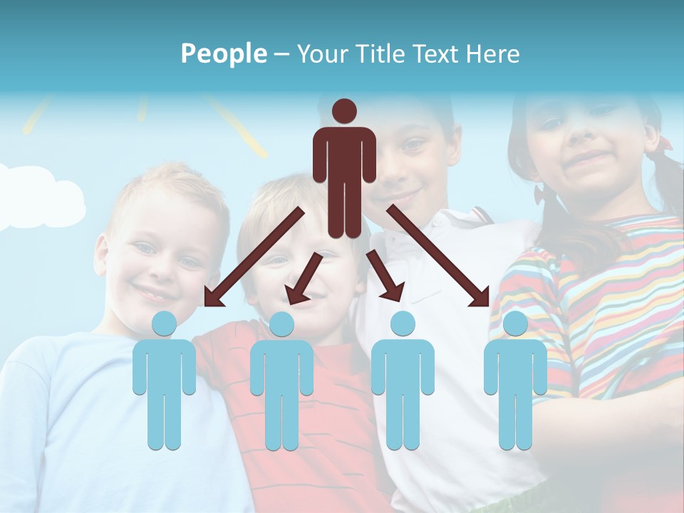 Pretty Sun Friendship PowerPoint Template