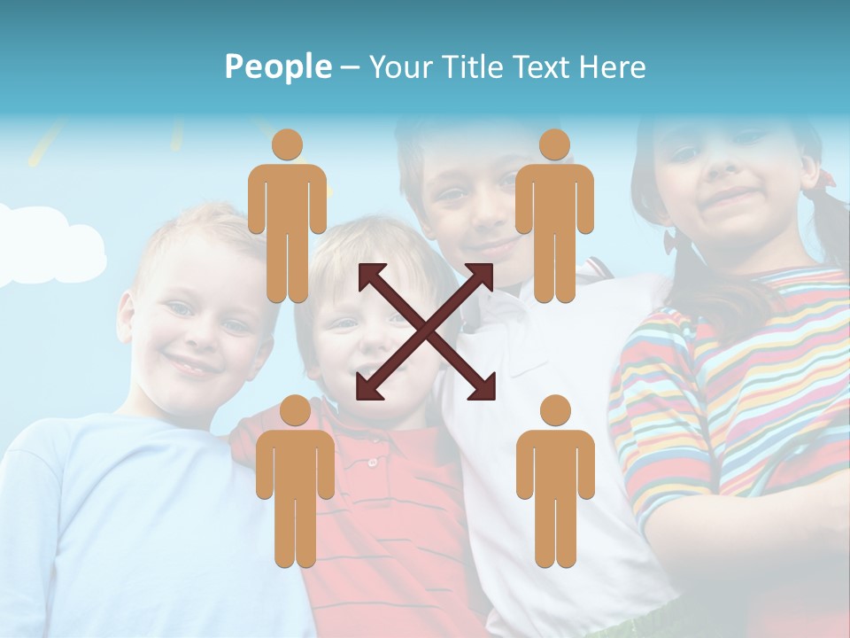 Pretty Sun Friendship PowerPoint Template