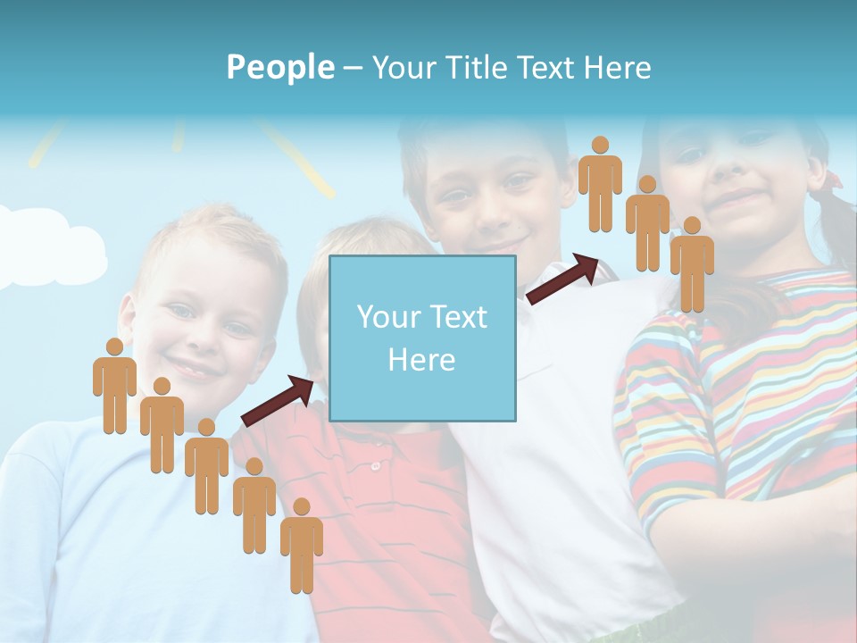 Pretty Sun Friendship PowerPoint Template