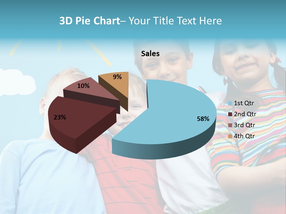 Pretty Sun Friendship PowerPoint Template