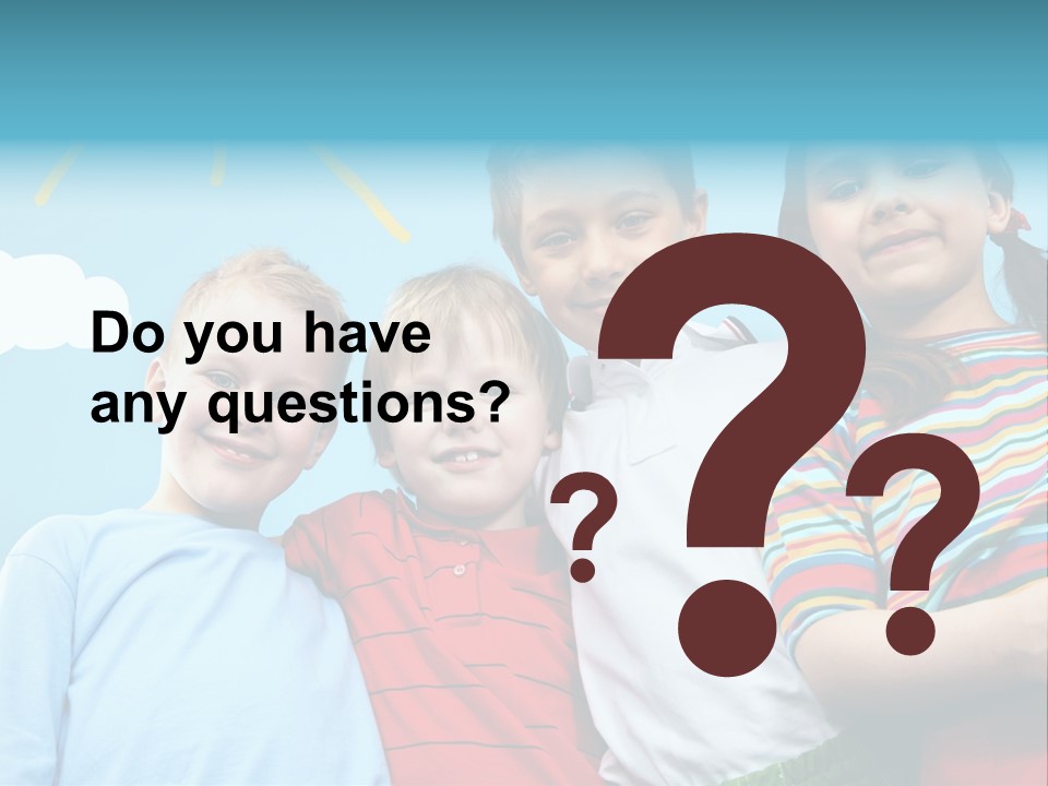 Pretty Sun Friendship PowerPoint Template