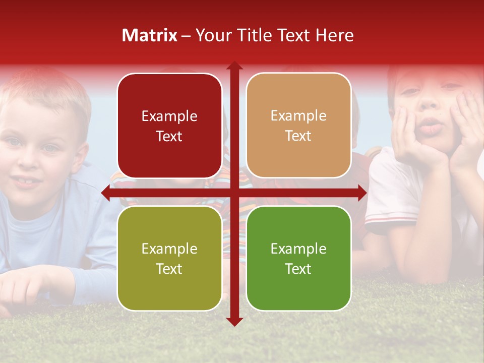 Looking Lying Male PowerPoint Template