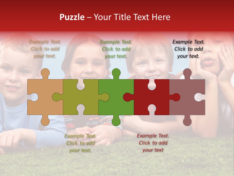 Looking Lying Male PowerPoint Template