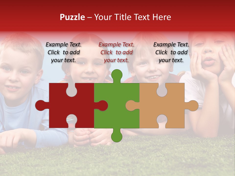 Looking Lying Male PowerPoint Template