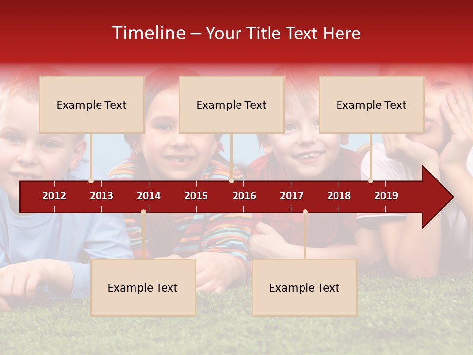 Looking Lying Male PowerPoint Template