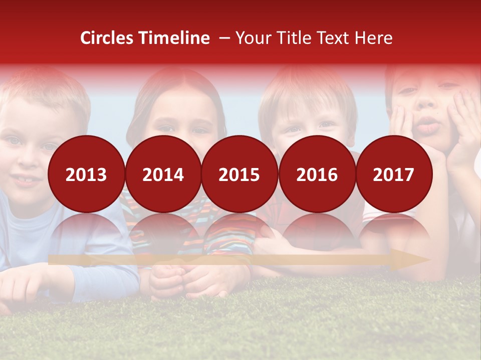 Looking Lying Male PowerPoint Template