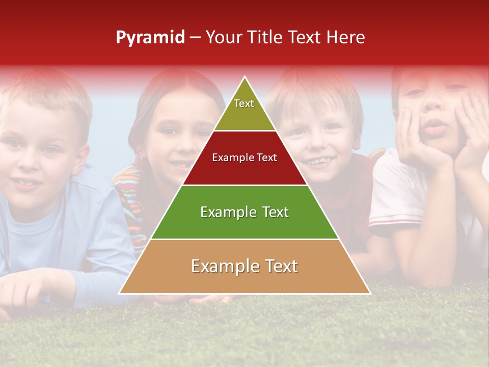 Looking Lying Male PowerPoint Template