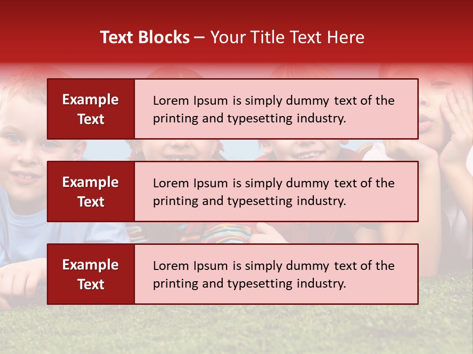 Looking Lying Male PowerPoint Template