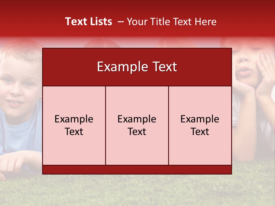 Looking Lying Male PowerPoint Template