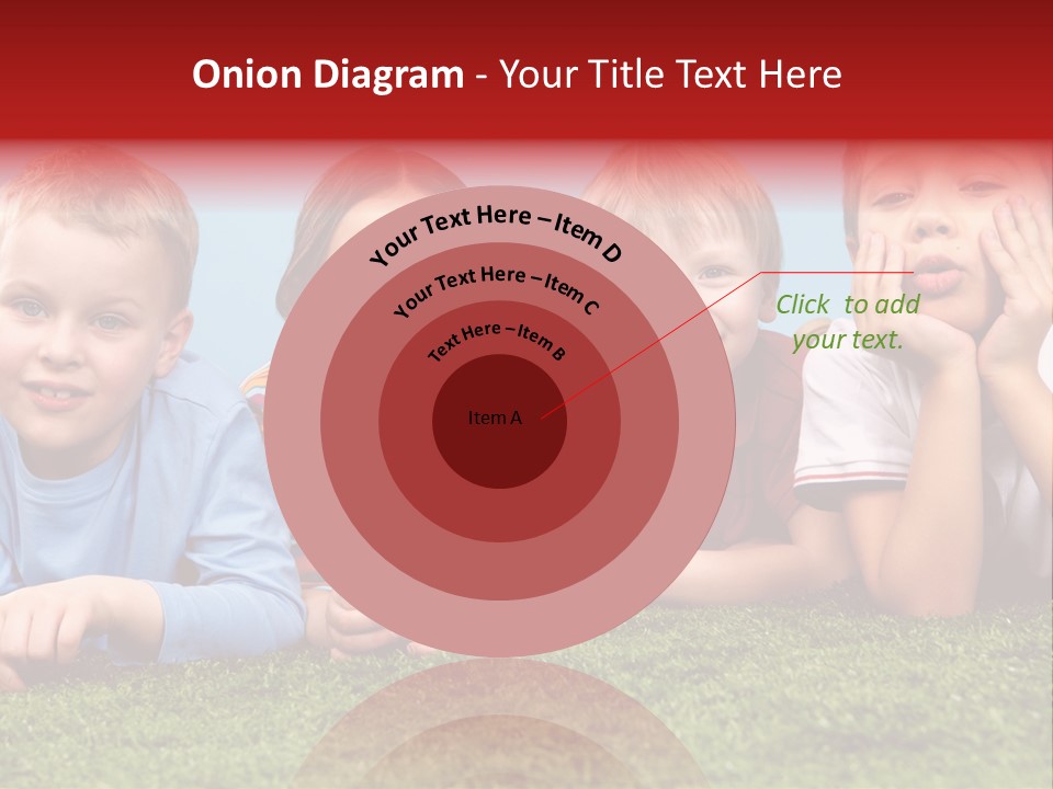 Looking Lying Male PowerPoint Template