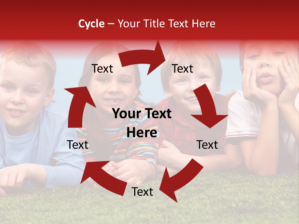 Looking Lying Male PowerPoint Template