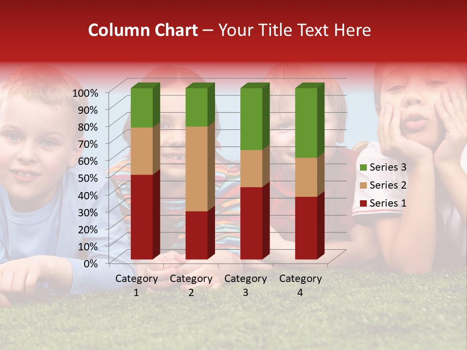 Looking Lying Male PowerPoint Template