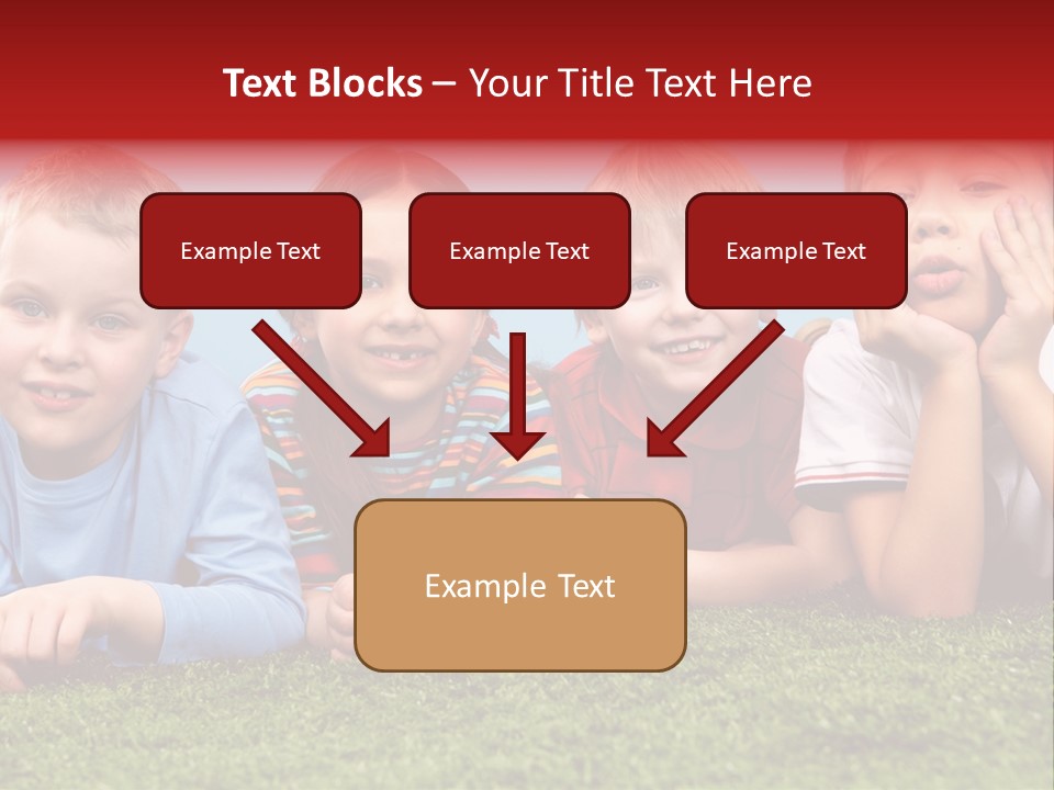 Looking Lying Male PowerPoint Template