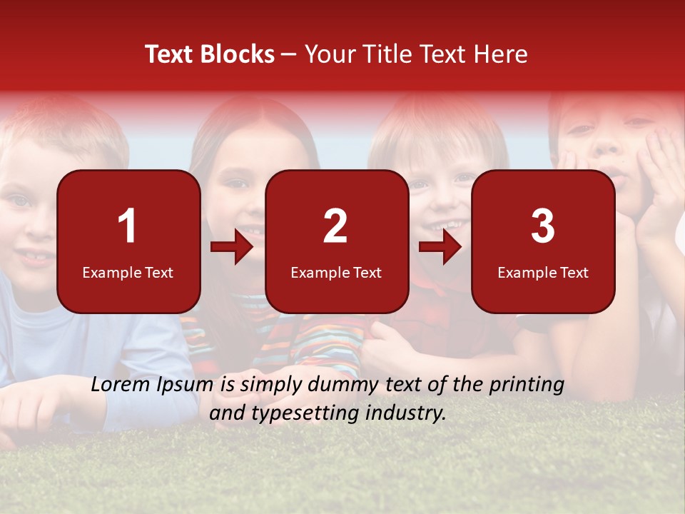 Looking Lying Male PowerPoint Template