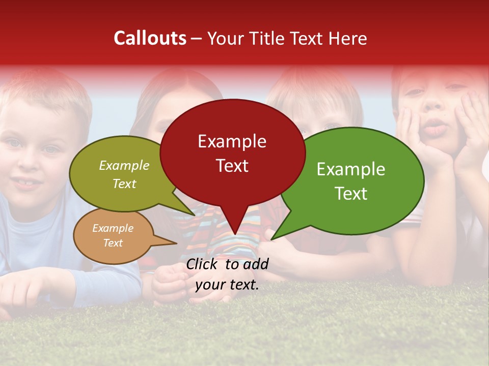 Looking Lying Male PowerPoint Template