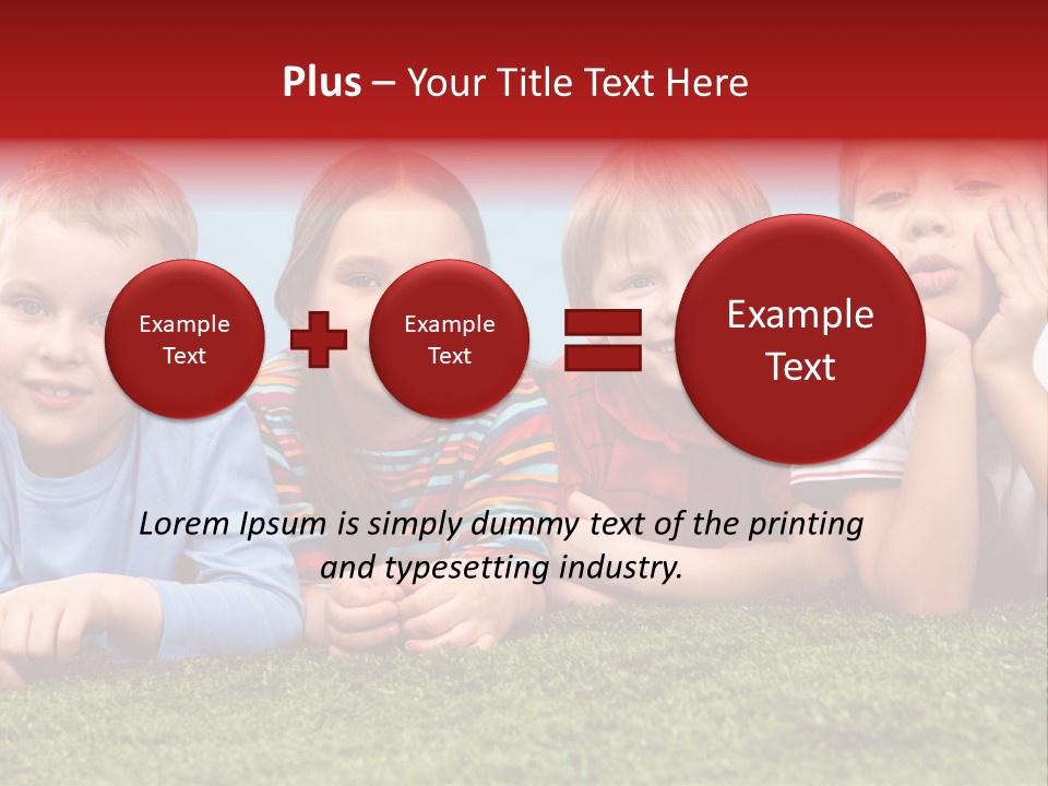 Looking Lying Male PowerPoint Template