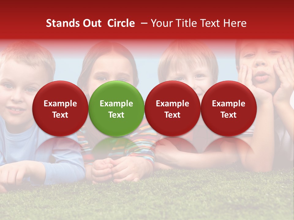 Looking Lying Male PowerPoint Template