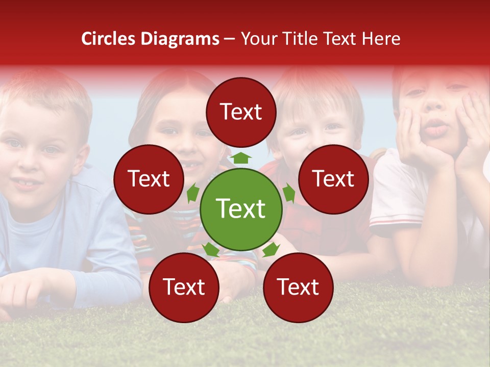 Looking Lying Male PowerPoint Template