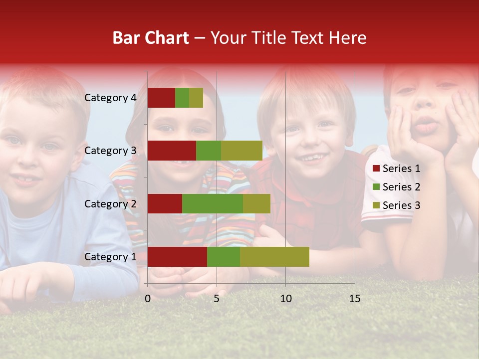 Looking Lying Male PowerPoint Template
