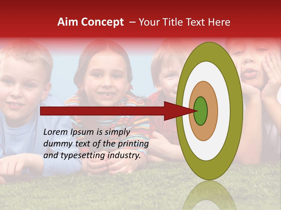 Looking Lying Male PowerPoint Template