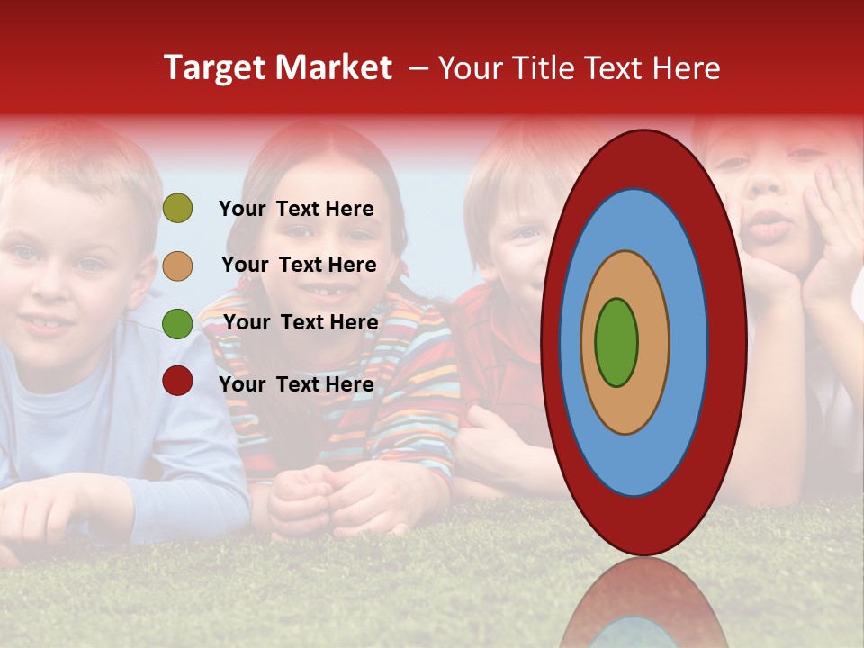 Looking Lying Male PowerPoint Template