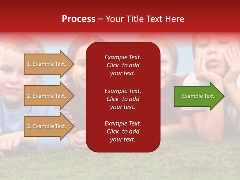 Looking Lying Male PowerPoint Template