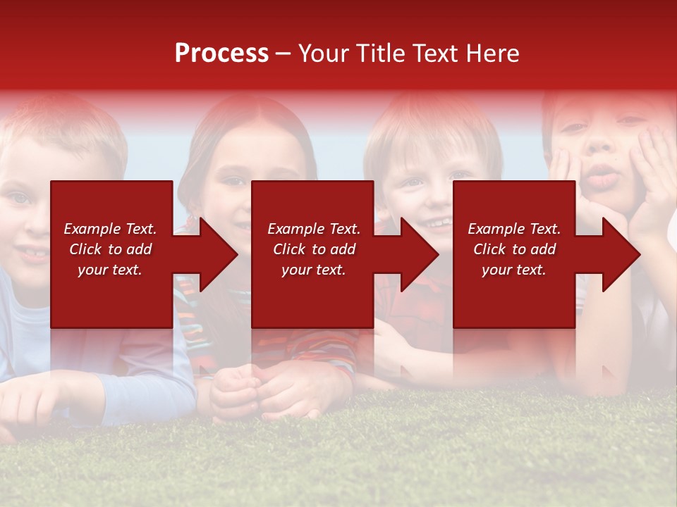 Looking Lying Male PowerPoint Template