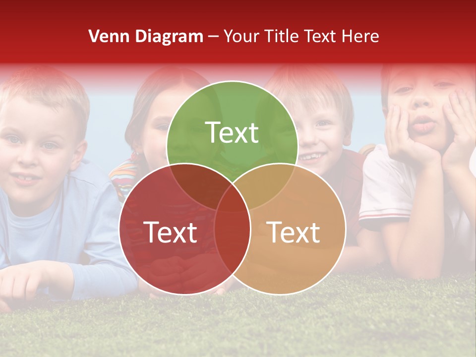 Looking Lying Male PowerPoint Template