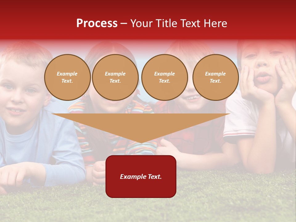 Looking Lying Male PowerPoint Template