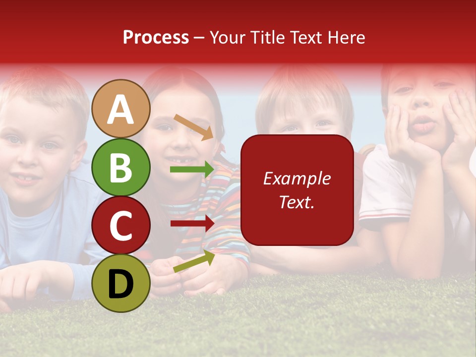 Looking Lying Male PowerPoint Template