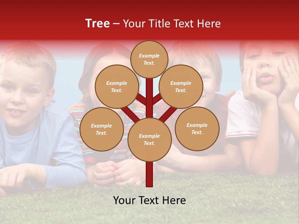 Looking Lying Male PowerPoint Template