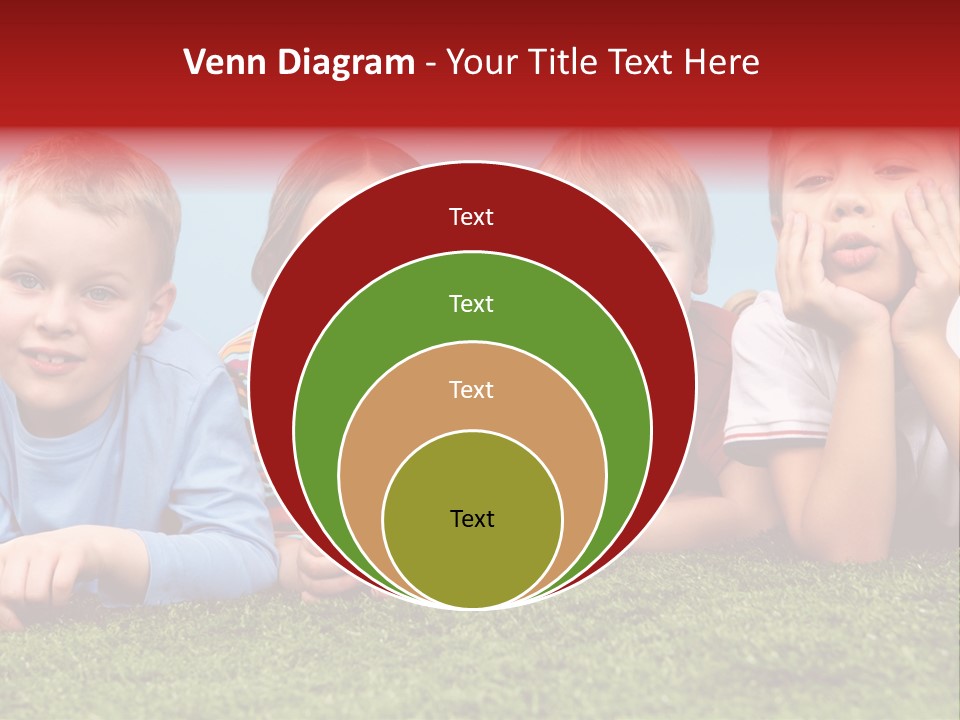 Looking Lying Male PowerPoint Template