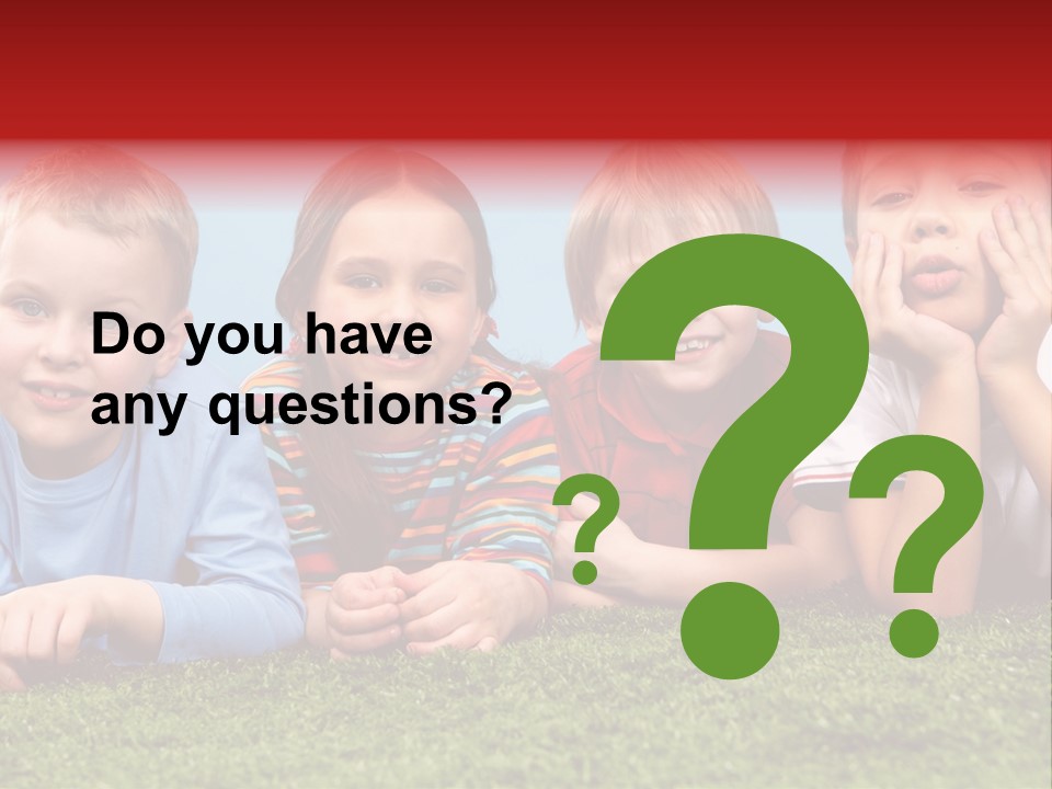 Looking Lying Male PowerPoint Template