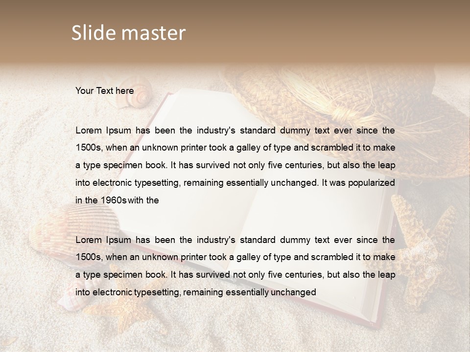 Dirty Card Shell PowerPoint Template