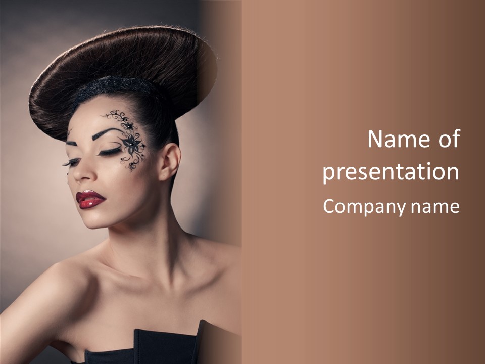 Disc Bright Face PowerPoint Template