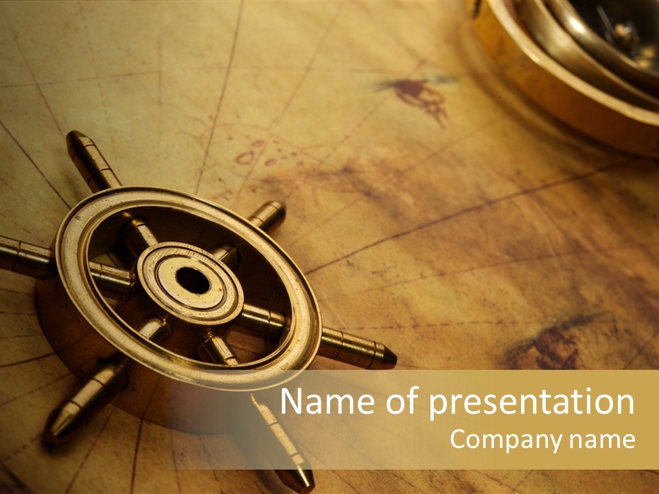 Sailor Marine Horizontal PowerPoint Template