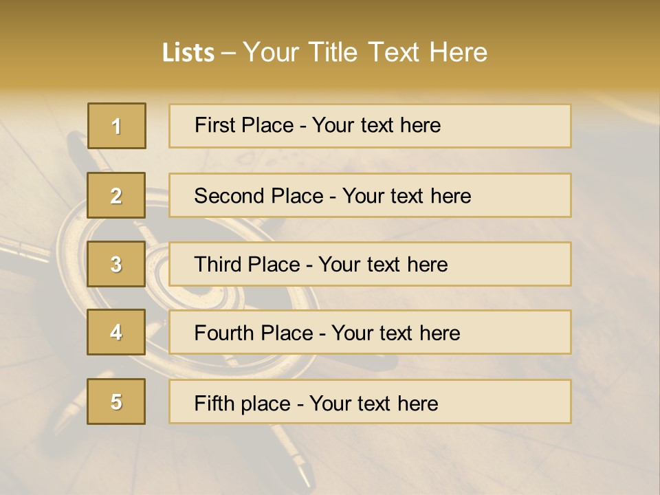 Sailor Marine Horizontal PowerPoint Template