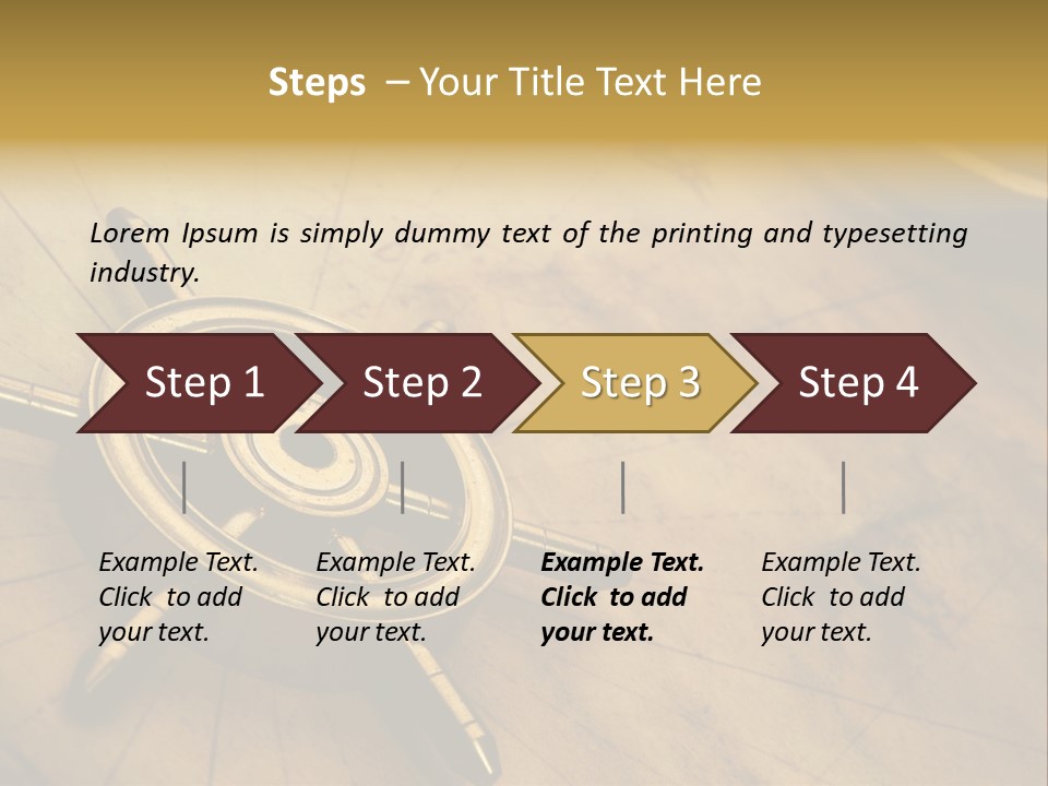 Sailor Marine Horizontal PowerPoint Template
