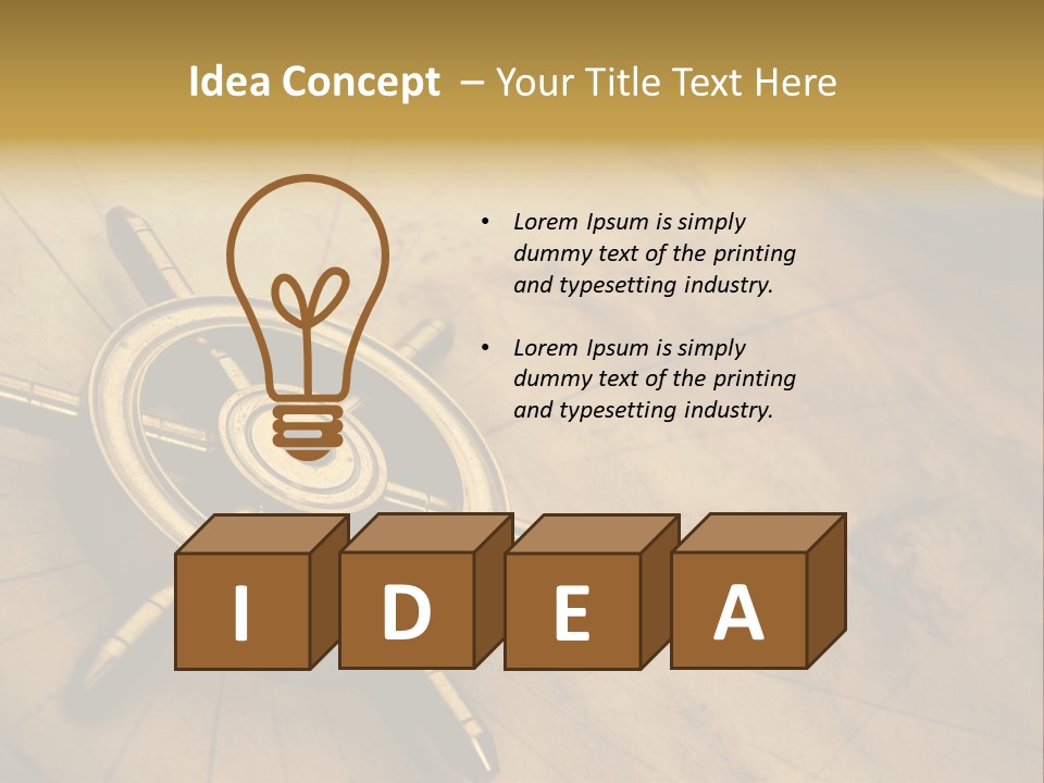 Sailor Marine Horizontal PowerPoint Template